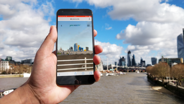 Image: Mock up of VU.City's app